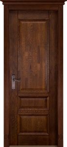 Межкомнатная дверь из массива дуба Ока Аристократ №1 фото