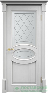 Межкомнатная дверь ПМЦ Сосна Классик М26 Стекло фото