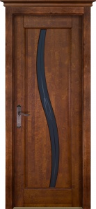 Межкомнатная дверь из массива ольхи Ока Соло фото