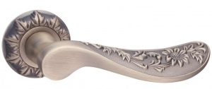 Ручка дверная на розетке Ренц (Renz) Леонора INDH 603-10 фото