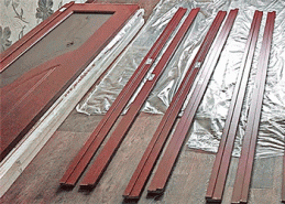 Сборка дверного блока